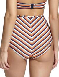 SW1185 Panache Summer High Waist Bikini Brief - SW1185 Orange/Multi