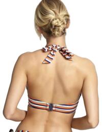 Panache Summer Halterneck Bikini Top Orange/Multi