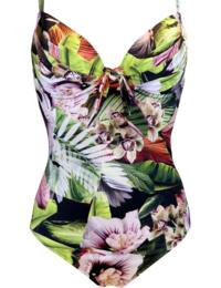 12907 Pour Moi Orchid Luxe Underwired Padded Swimsuit - 12907 Multi Print
