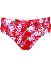 15203 Pour Moi Santa Monica Fold Over Bikini Brief - 15203 Red Floral