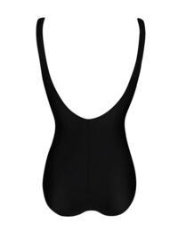 1490 Pour Moi Twisted Front Control Swimsuit - 1490 Black