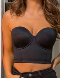 50011 Pour Moi Strapped Strapless Padded Bustier - 50011 Black