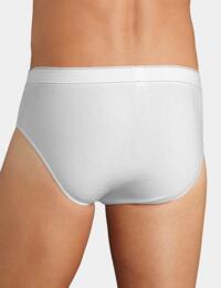 10126354 Sloggi Men Sliver Plus Midi Underpants - 10126354 White