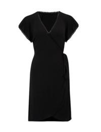 13935 Pour Moi Escape Wrap Dress - 13935 Black