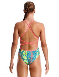 FS38G Funkita Girls Strapped In One Piece Swimsuit - FS38G02334 Second Skin