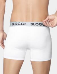 Sloggi Men Go Boxer Short 3 Pack Grey/Combination