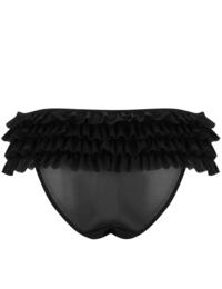 16303 Pour Moi Shimmy Frill Brief - 16303 Black