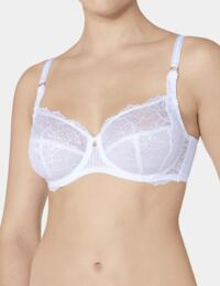 10181768 Triumph Peony Florale Wired Non-Padded Bra - 10181768 White