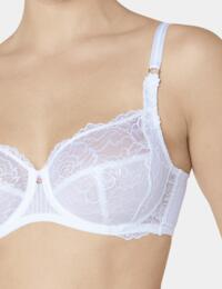 10181768 Triumph Peony Florale Wired Non-Padded Bra - 10181768 White