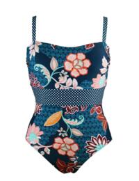 11208 Pour Moi Reef Control Swimsuit - 11208 Abstract Floral