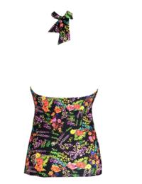 3907 Pour Moi Hot Spots Underwired Tankini Top - 3907 Black Floral