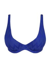 Prima Donna Venice Padded Triangle Bikini Top Blue Pool