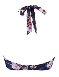 12900 Pour Moi Orchid Luxe Halter Bikini Top - 12900 Navy/Pink