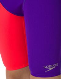 809733C876 Speedo Junior Fastskin Endurance+ High Waisted Jammer - 809733C876 Purple/Red