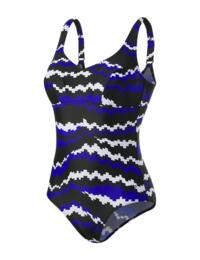 811397C893 Speedo Marlena Swimsuit - 811397C893 Black/Blue