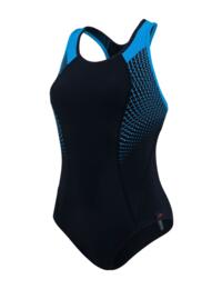 811404A504 Speedo Fitpro Swimsuit - 811404A504 Black/Blue