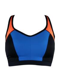 97007 Pour Moi Energy Underwired Padded Sports Bra - 97007 Blue/Orange