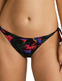 4007053 Prima Donna Swim Oasis Tie Side Bikini Brief - 4007053 Black Cactus