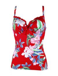 Pour Moi Miami Brights Padded Tankini Top - Belle Lingerie