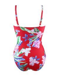 14106 Pour Moi Miami Brights Control Swimsuit - 14106 Red