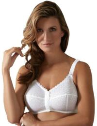 Classic Full Cup Front Fastening Bra - Black