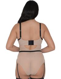 Curvy Kate Sparks Fly Plunge Body Latte/Silver