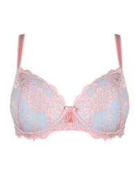 1513 Pour Moi Amour Padded Underwired Bra - 1513 Soft Pink/Mint