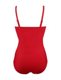 15209 Pour Moi Santa Monica Strapless Control Swimsuit - 15209 Red