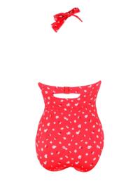 17106 Pour Moi Sunset Beach Underwired Swimsuit - 17106 Red/White