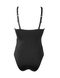 17206 Pour Moi Wanderlust Frill Control Swimsuit - 17206 Black
