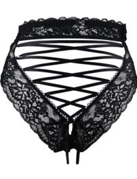 Contradiction by Pour Moi Suspense Laced Up Brief Black 