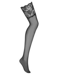 Obsessive Ailay Lace Top Stockings - Black Stockings