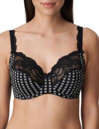 0162120/21 Prima Donna Madison Underwired Full Cup Bra - 0162120/21 Crystal Black