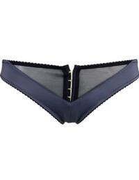 51004 Contradiction by Pour Moi Hook Up Thong - 51004 Platinum/Black