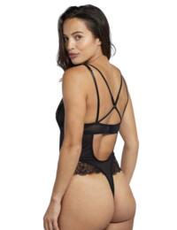 WWL787 Wolf & Whistle Madden Micro and Mesh Lace Body - WWL787 Black