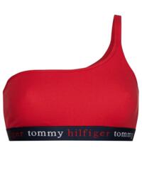 UW0UW02234 Tommy Hilfiger Asymmetric Bralette Bra - UW0UW02234 Tango Red