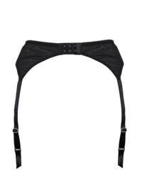 16107 Pour Moi Sensation Suspender Belt - 16107 Black/Cobalt