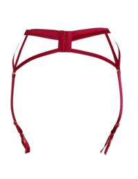 TL01 Tallulah Love Opulent Lace Suspender Belt - TL017A Berry Red