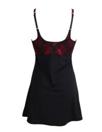 18708 Pour Moi Decadence Chemise  - 18708 Red/Black