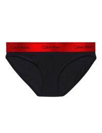 000QF6133E Calvin Klein Modern Cotton Bikini Style Brief - QF6133E Black/Red Gala