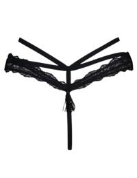 16504 Contradiction by Pour Moi Imagine Thong - 16504 Black/Red