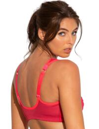 97006 Pour Moi Energy Zip Front Sports Bra - 97006 Red/Cherry