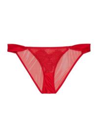 PPB3180 Playful Promises Anneliese Satin Brazilian Brief - PPB3180 Red