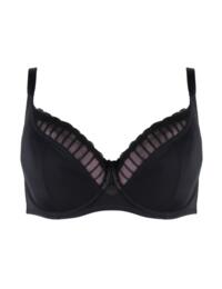 18902 Pour Moi Luxe Linear Underwired Bra  - 18902 Black/Blush