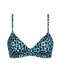 10207641 Sloggi Women Shore Koh Tachai Padded Bikini Top  - 10207641 Blue/Dark Combination 