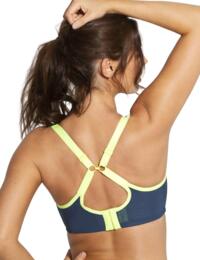Pour Moi Energy Reach Underwire Light Padded Sports Bra (97002),36E,Marble