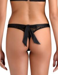 AUD-015-01 Muse by Coco De Mer Audrey Thong - AUD-015-01 Black
