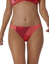 10207639 Sloggi Women Shore Kiritimati Tanga Bikini Brief  - 10207639 Red/Light Combination