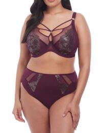 Elomi Eugenie High Leg Brief in Gilded Berry 