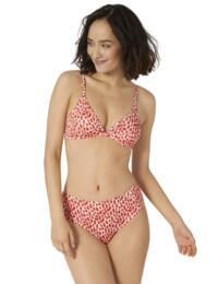 Sloggi Women Shore Koh Tachai Mid Waist Bikini Brief in Pink/Light Combination